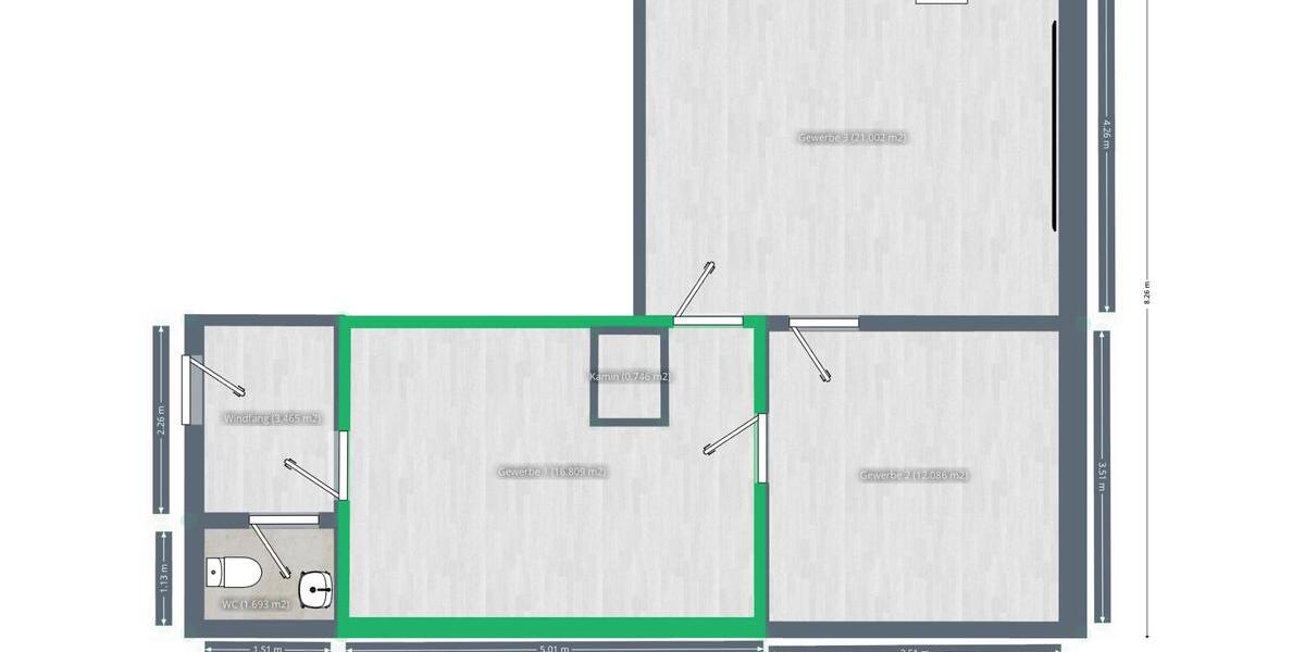Gewerbeobjekt Schwalmtal - 702&euro; | Angebot:26424867