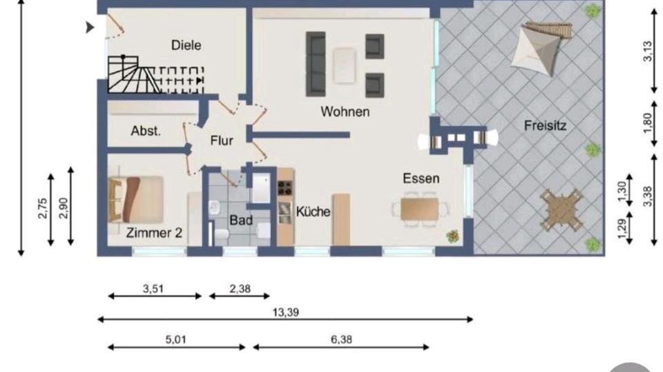 Einfamilienhaus Bispingen - 10 Zimmer, 280 m&sup2;, 2.300&euro; | Angebot:25275115