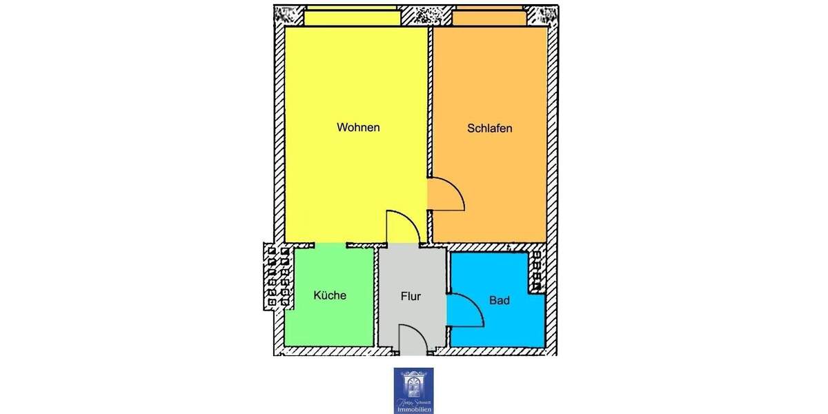Etagenwohnung Bretnig-Hauswalde Bretnig - 2 Zimmer, 43 m&sup2;, 300&euro; | Angebot:25749174