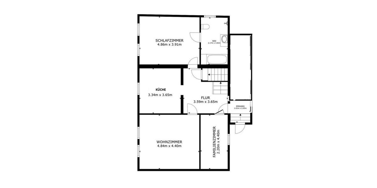 3- Raum Wohnung in Seeburg mit Blick auf den Süßen See 3 zimmer