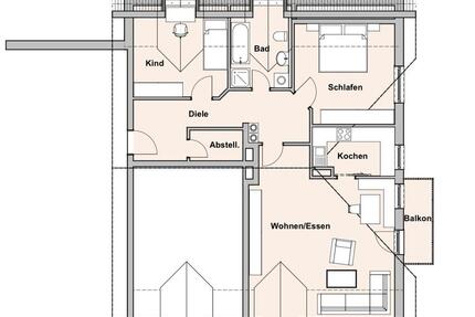 Wohnung Burglengenfeld - 3 Zimmer, 96 m&sup2;, 950&euro; | Angebot:25282310