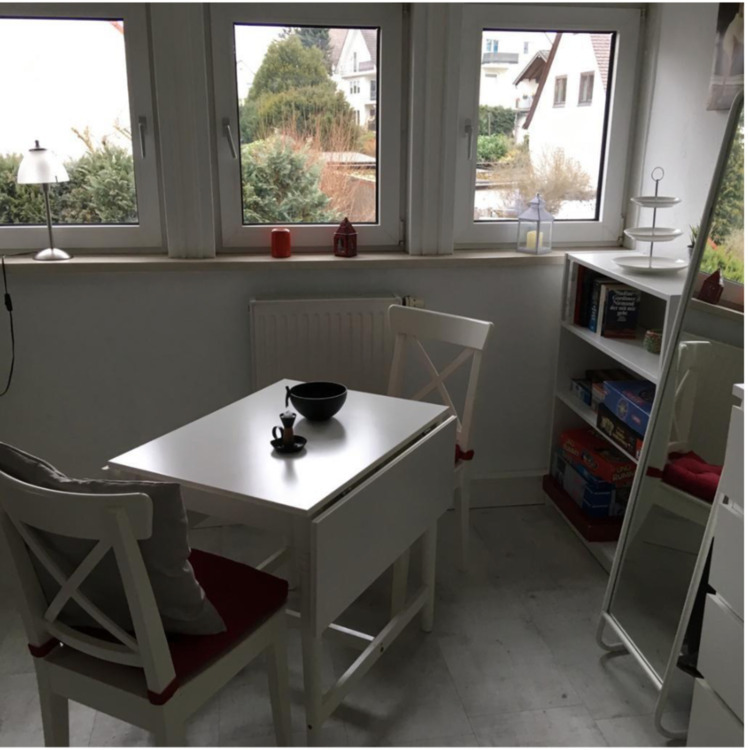 Voll möbliertes 1-Z-Appartement mit Gartenmitbenutzung zimmer