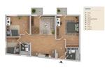 Wohnen auf Zeit Ingolstadt Nordost - 3 Zimmer, 100 m&sup2;, 550&euro; | Angebot:26585808