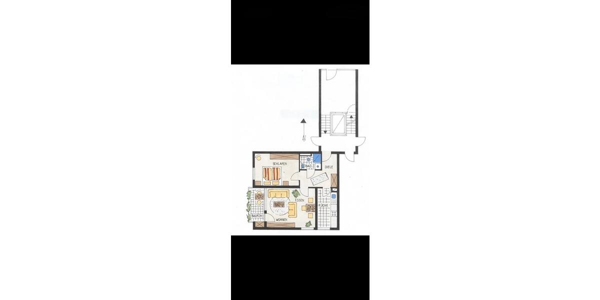 Etagenwohnung Pforzheim - 2 Zimmer, 63 m&sup2;, 650&euro; | Angebot:26535962