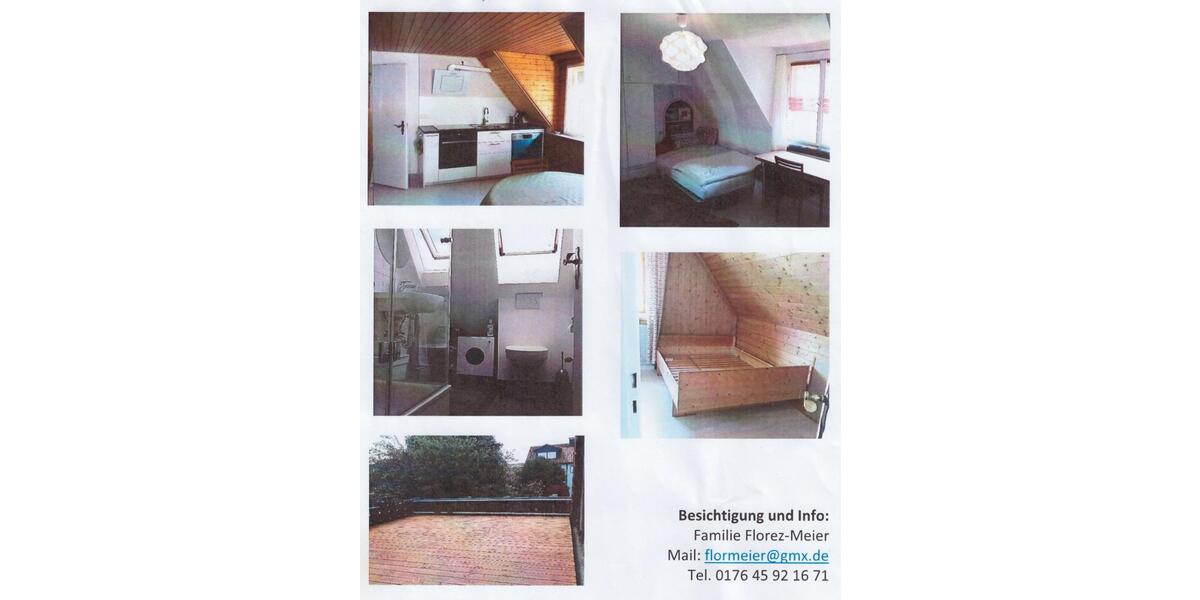 Etagenwohnung Dorfen - 2 Zimmer, 42 m&sup2;, 590&euro; | Angebot:26439407