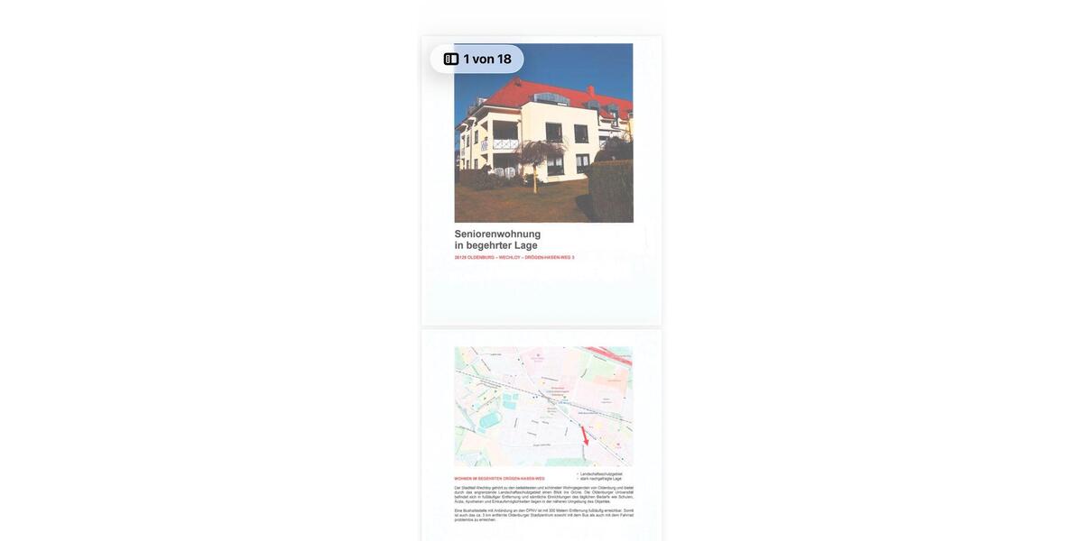 Etagenwohnung Bremen Schwachhausen - 2 Zimmer, 82 m&sup2;, 1.200&euro; | Angebot:26700066