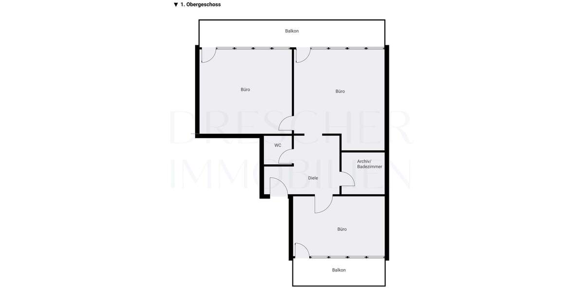 Gewerbeobjekt Krailling - 3 Zimmer, 93 m&sup2;, 1.025&euro; | Angebot:25799007