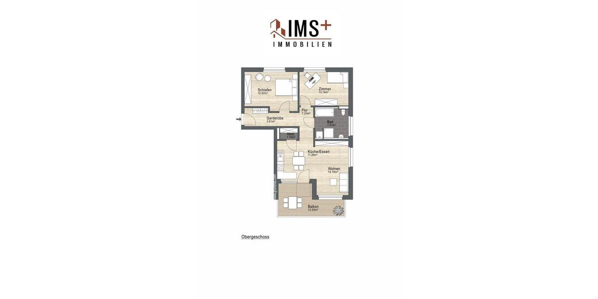 Etagenwohnung Herrischried - 3 Zimmer, 81 m&sup2;, 937&euro; | Angebot:26068559