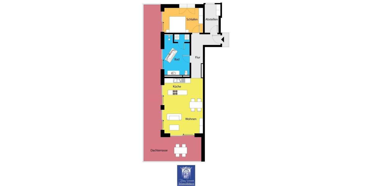 Etagenwohnung Döbeln - 2 Zimmer, 105 m&sup2;, 1.214&euro; | Angebot:25708998