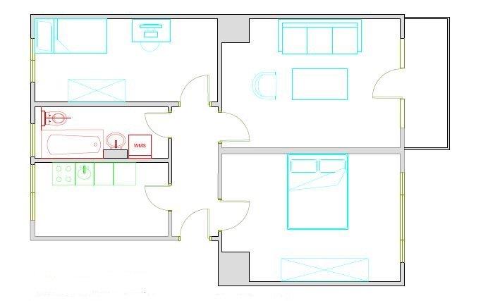 Etagenwohnung Brandenburg an der Havel Görden - 3 Zimmer, 59 m&sup2;, 449&euro; | Angebot:26645552