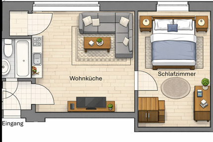 Wohnung Wassertrüdingen - 2 Zimmer, 25 m&sup2;, 250&euro; | Angebot:25931197