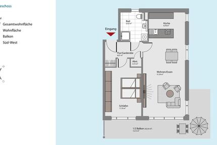 Wohnung Schwabmünchen - 2 Zimmer, 85 m&sup2;, 1.390&euro; | Angebot:24771824