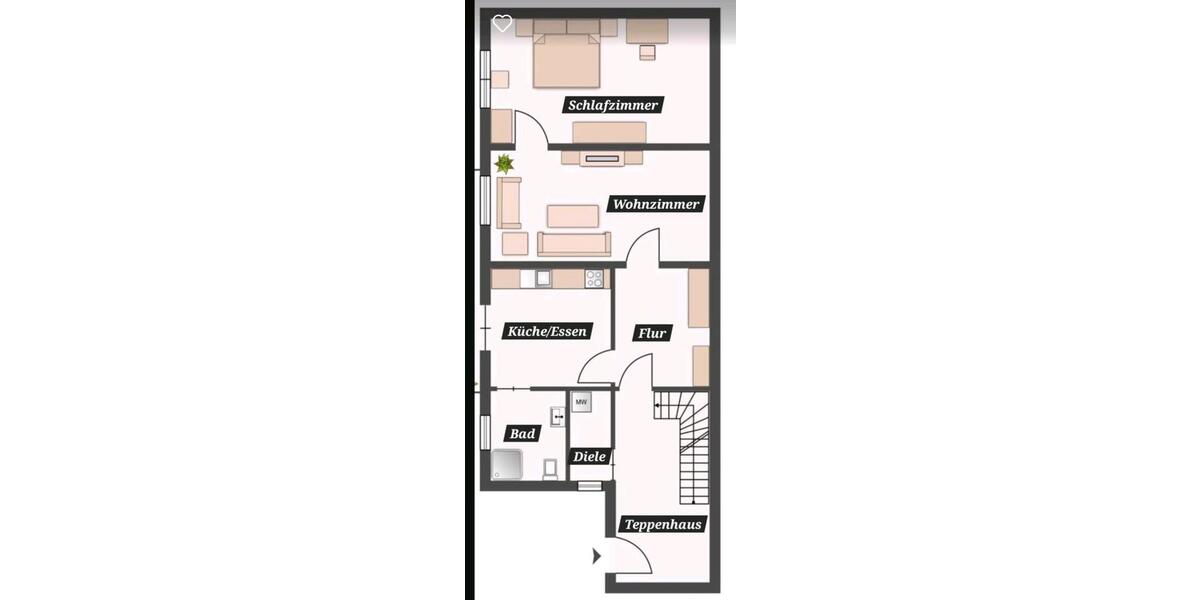 Erdgeschoßwohnung Herzogenaurach - 2 Zimmer, 55 m&sup2;, 660&euro; | Angebot:24827429