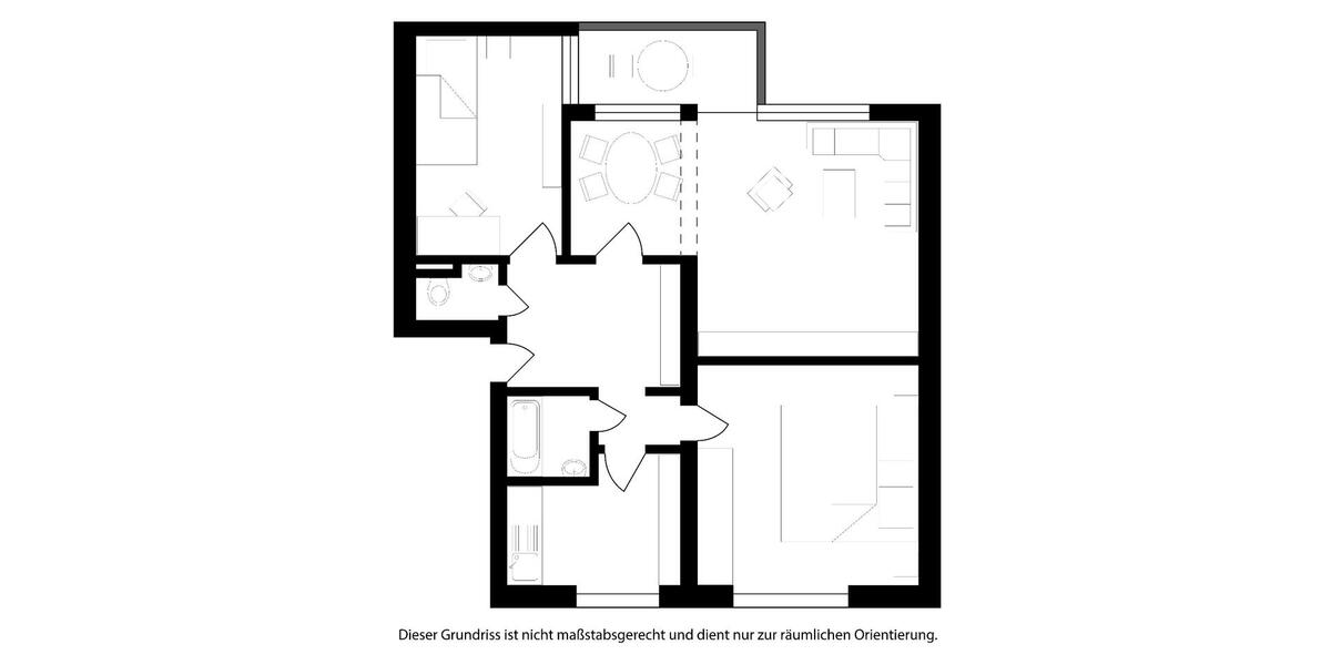 Wohnen auf Zeit Wolfsburg Detmerode - 3 Zimmer, 69 m&sup2;, 995&euro; | Angebot:25171256