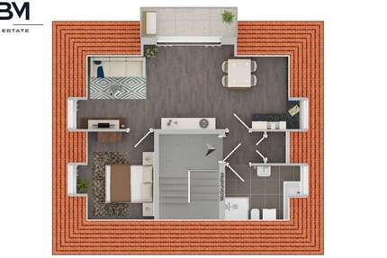 Wohnung Oranienburg - 2 Zimmer, 49 m&sup2;, 980&euro; | Angebot:26853423
