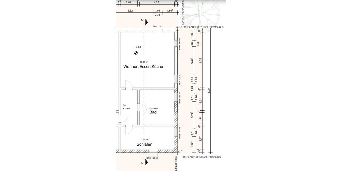 Erdgeschoßwohnung Tittling - 3 Zimmer, 92 m&sup2;, 890&euro; | Angebot:24830365