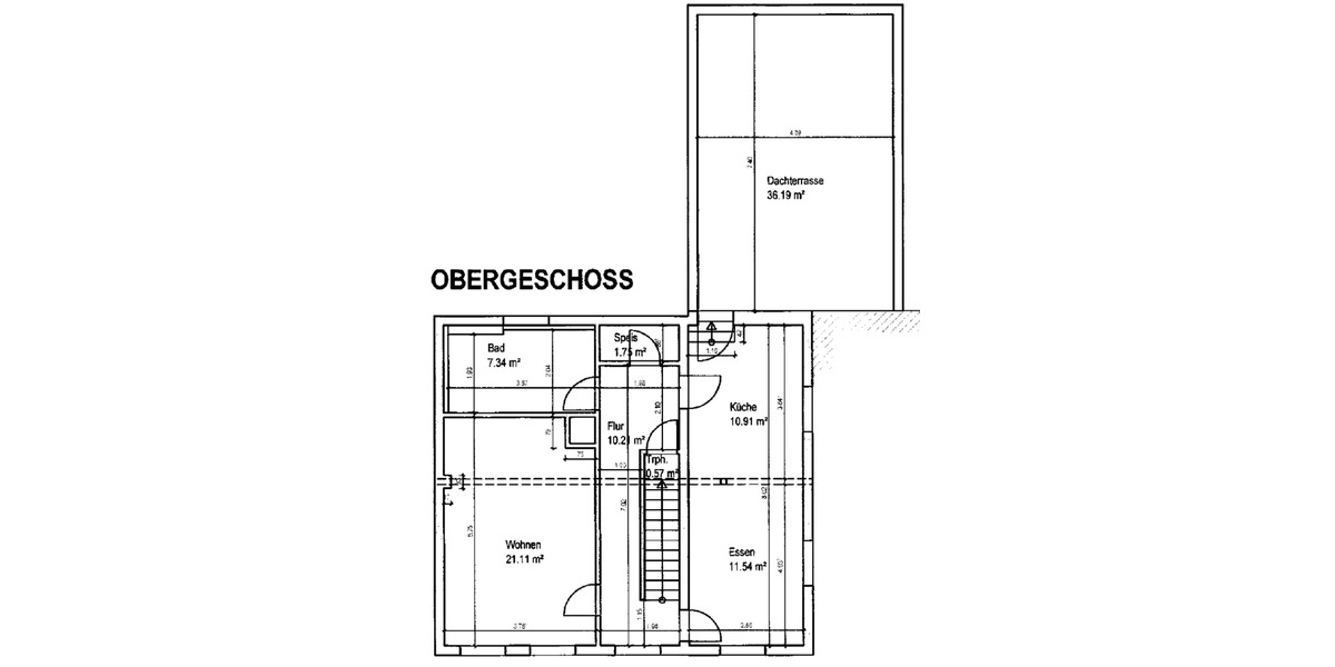 Gepflegte 4,5 Zi. Maisonette Wohnung mit großer Dachterrasse 4.5 zimmer