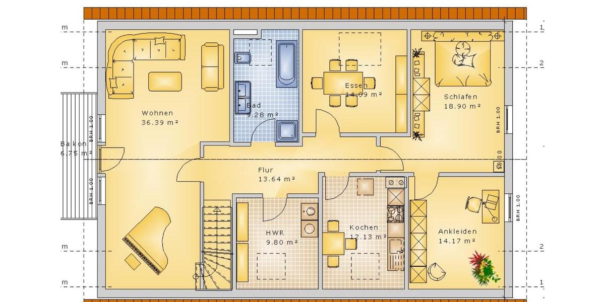 Dachgeschoßwohnung Freudenberg - 3.5 Zimmer, 105 m&sup2;, 990&euro; | Angebot:25790464