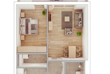 Wohnung Deggendorf - 2 Zimmer, 64 m&sup2;, 995&euro; | Angebot:25540026