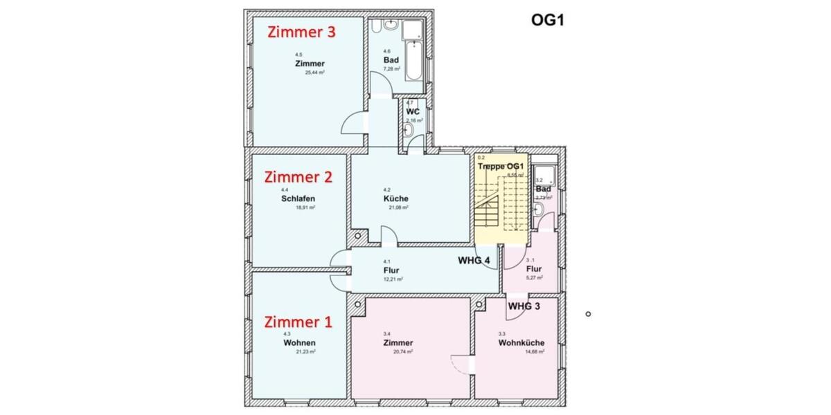 Wohnen auf Zeit Weingarten - 3 Zimmer, 120 m&sup2;, 550&euro; | Angebot:26257808