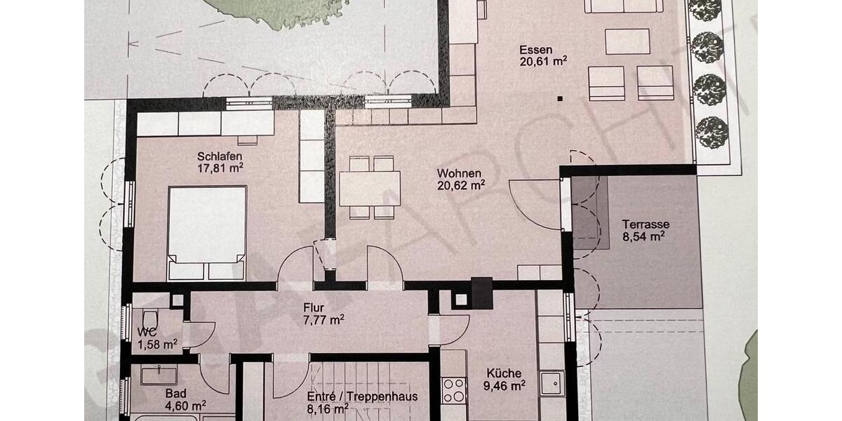 Vermietung: Einfamilienhaus mit großem Garten, zentrale Lage 5 zimmer