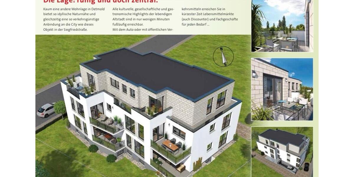 Einfamilienhaus Detmold - 3 Zimmer, 142 m&sup2;, 2.200&euro; | Angebot:24653431