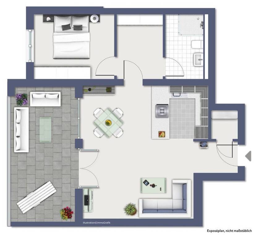 Moderne 2-Zimmerwohnung in Lützenkirchen!
