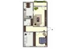 Erdgeschoßwohnung Schwerin Mueß - 2 Zimmer, 58 m&sup2;, 360&euro; | Angebot:26681082