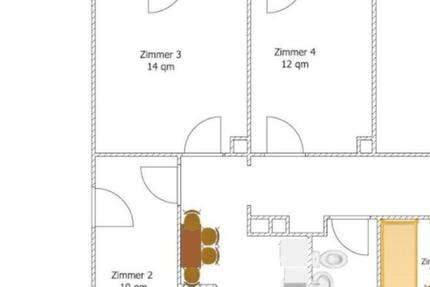 WG-Zimmer in schöner und zentraler 4er WG 1 zimmer