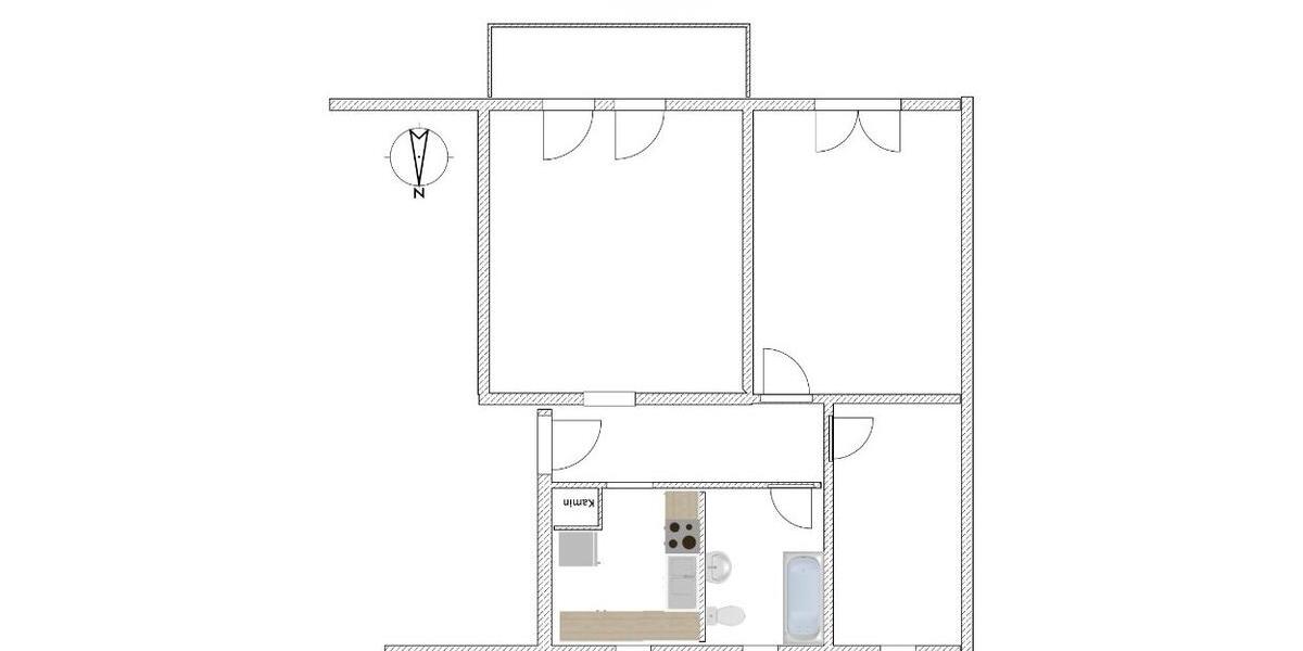 Etagenwohnung Bad Homburg vor der Höhe Gonzenheim - 3 Zimmer, 70 m&sup2;, 790&euro; | Angebot:26593148