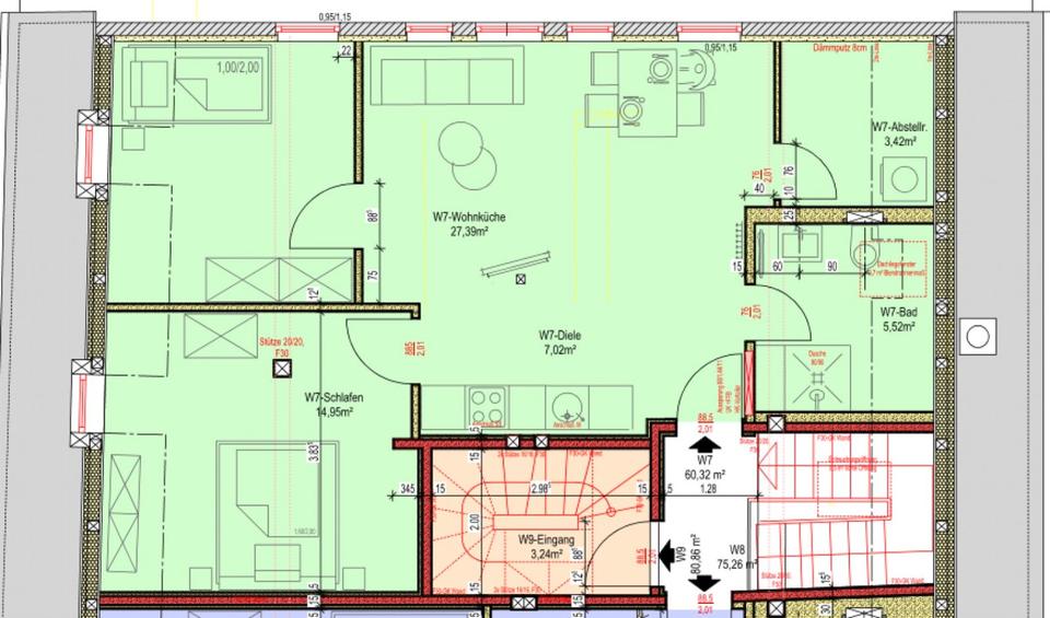Etagenwohnung Nördlingen - 2 Zimmer, 60 m&sup2;, 784&euro; | Angebot:26535694