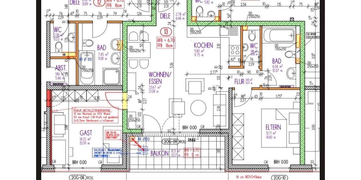 Etagenwohnung Fellbach Oeffingen - 3 Zimmer, 74 m&sup2;, 1.517&euro; | Angebot:26704433