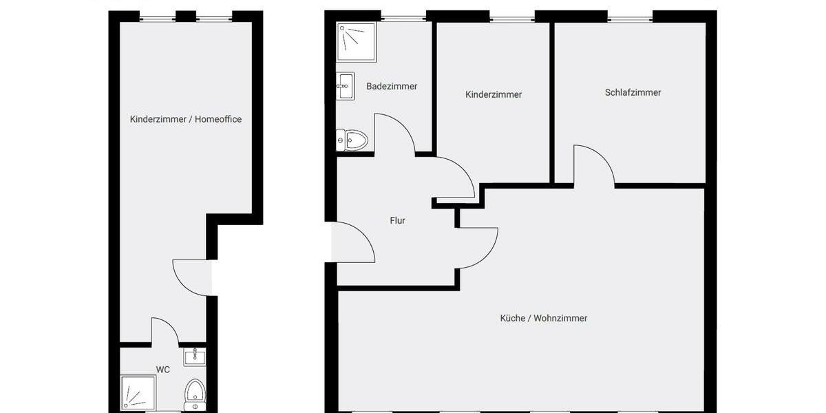 Etagenwohnung Nossen - 4 Zimmer, 100 m&sup2;, 900&euro; | Angebot:26550806