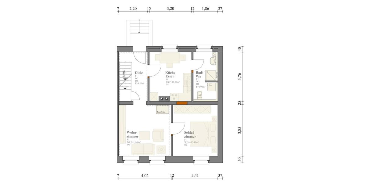 Doppelhaushälfte Pritzwalk - 3.5 Zimmer, 98 m&sup2;, 850&euro; | Angebot:25164608