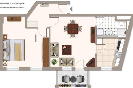 Wohnung Iserlohn Gerlingsen - 2.5 Zimmer, 60 m&sup2;, 435&euro; | Angebot:26705010