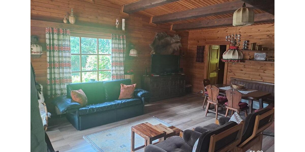 Ferienhaus Blockhaus Harz b 8 Pers +Hunde Terrassen 2 Kamine 4 zimmer