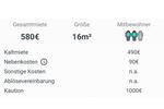 Wohnen auf Zeit Karlsruhe Neureut - 3 Zimmer, 71 m&sup2;, 490&euro; | Angebot:26510827