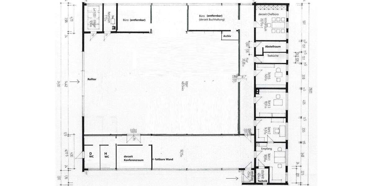 Attraktive Lagerhalle mit Büroanbau in Vellmar zimmer