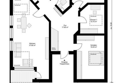 Wohnung Eberbach - 4 Zimmer, 107 m&sup2;, 970&euro; | Angebot:25182490