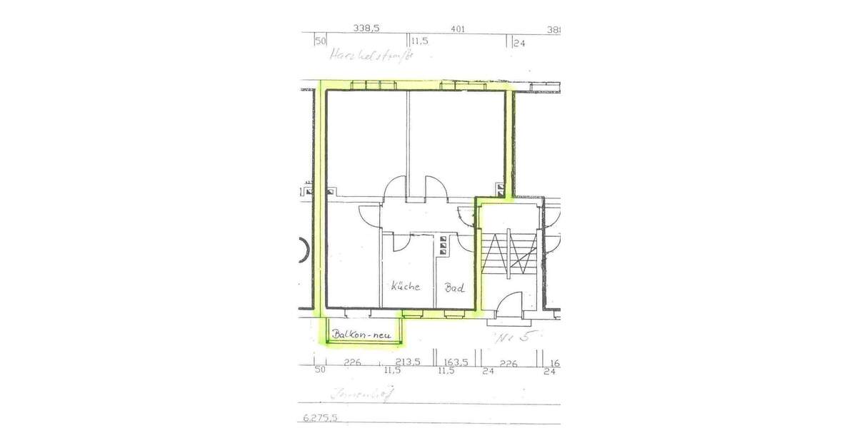 Etagenwohnung Potsdam Potsdam West - 3 Zimmer, 60 m&sup2;, 1.140&euro; | Angebot:24834447