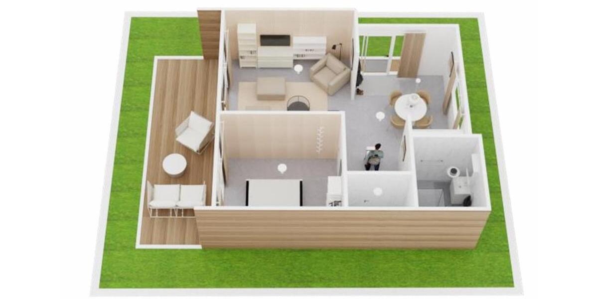 Doppelhaushälfte Südheide - 2 Zimmer, 50 m&sup2;, 890&euro; | Angebot:23382065
