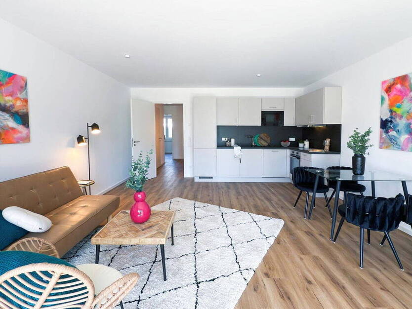 2-Zimmer-NeubauWohnung mit Balkon im 2. OG - hell & gut geschnitten