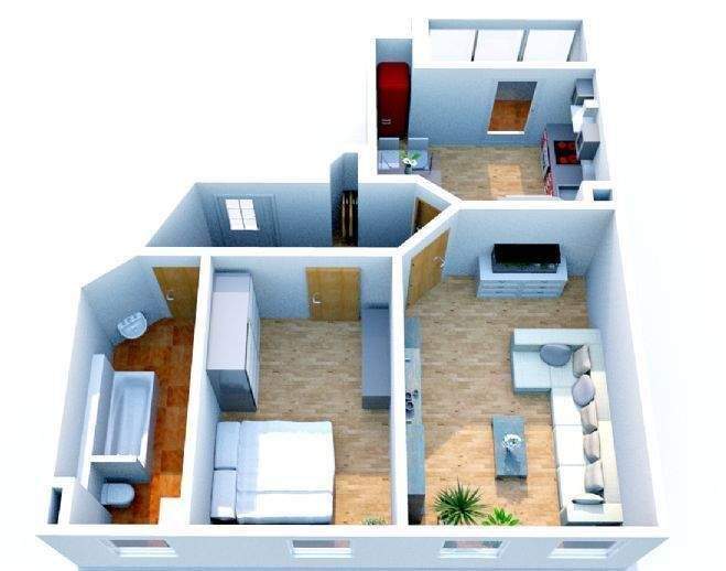 Etagenwohnung Waldheim - 2 Zimmer, 62 m&sup2;, 340&euro; | Angebot:25688925