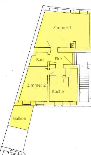 Wohnung zum Mieten in Halle 663 € 78 m² 2 zimmer