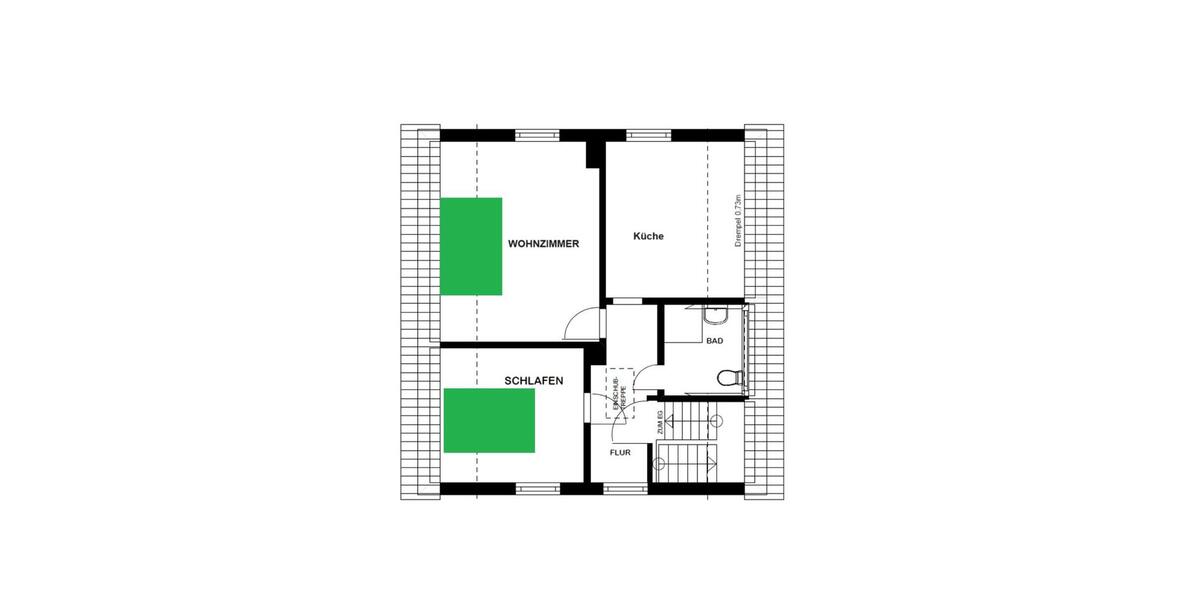Wohnen auf Zeit Schwanewede - 2 Zimmer, 45 m&sup2;, 48&euro; | Angebot:25356127