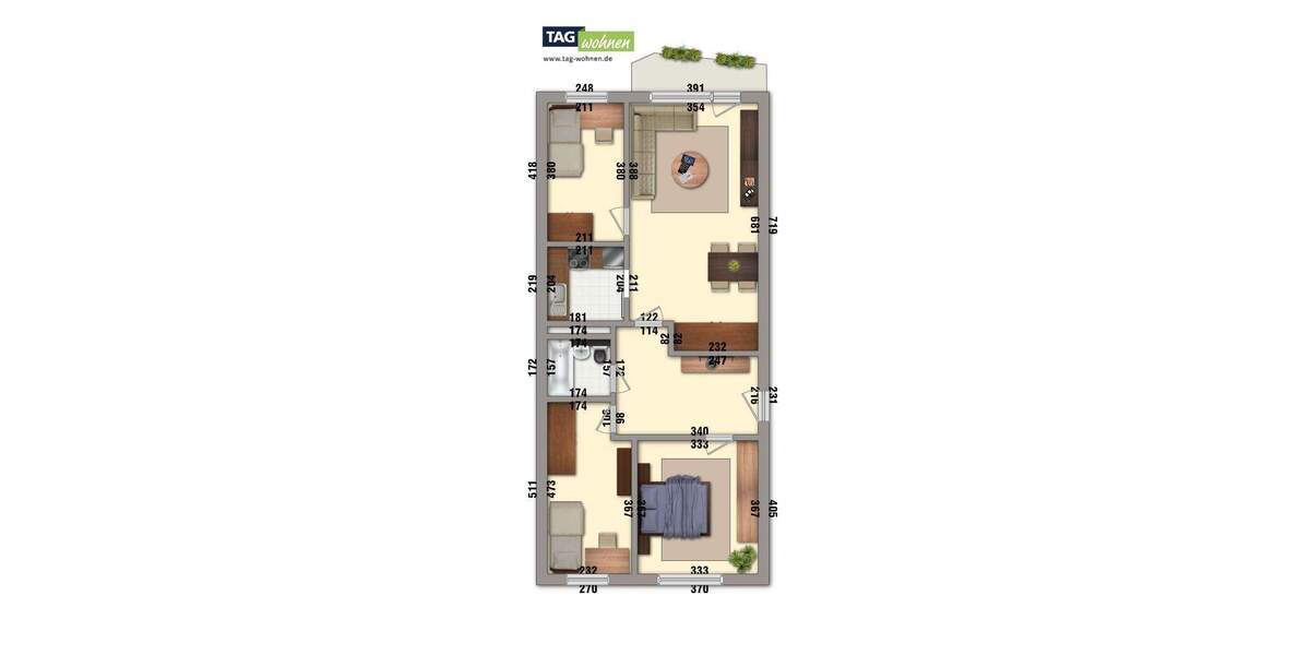 Familienfreundliches 4-Zimmer-Zuhause sucht Nachmieter 4 zimmer