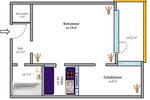 Etagenwohnung Saarbrücken Eschberg - 2 Zimmer, 50 m&sup2;, 525&euro; | Angebot:26185694