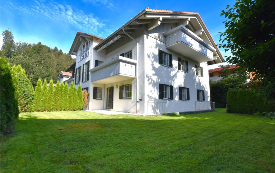 3-Zimmerwohnung mit Bergblick und großem Garten