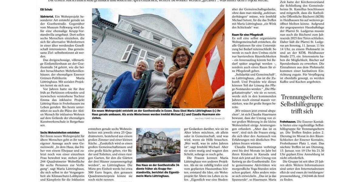 Erdgeschoßwohnung Essen Südviertel - 1 Zimmer, 24 m&sup2;, 700&euro; | Angebot:25381601