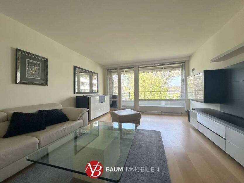 Möbliertes 2-Zimmer-Refugium zum Wohlfühlen mit Balkon in Düsseldorf-Lörick!